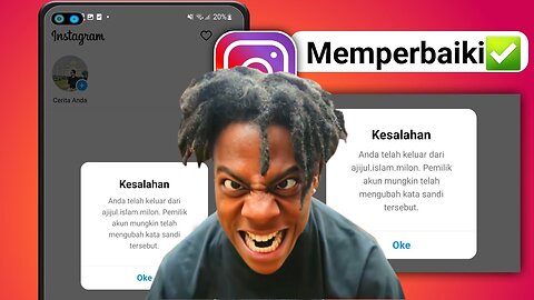 Instagram Logout sendiri dan tidak bisa masuk lagi | Kenapa IG Log Out sendiri