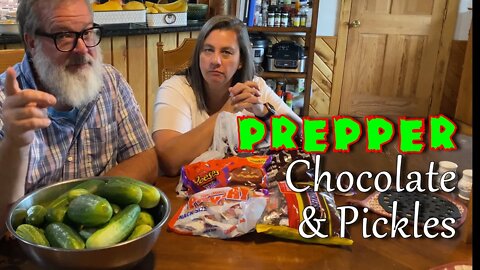 ZOMBIE Chocolate and Pickles | A Big Family Homestead VLOG