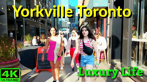 【4K】Luxury Toronto in prestigious Downtown Toronto Canada 🇨🇦