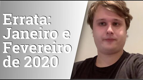 Errata - Janeiro e Fevereiro de 2020