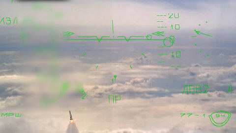 Russian Su-30SM and Su-35S aircrafts on a combat mission in Ukraine