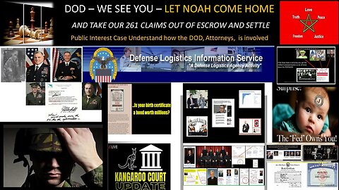 DOD TAKE OUR 216 CLAIM OUT OF ESCROW & LET NOAH GO!!!! WE SEE THE SCAM! LIES DONT GET BETTER W/TIME