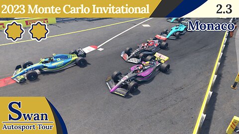 2023 Monte Carlo Invitational from Monaco・Round 3・The Swan Autosport Tour on AMS2