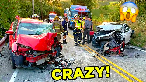 Best of IDIOTS in CARS 2023 (CRAZY CRASHES & FAILS)