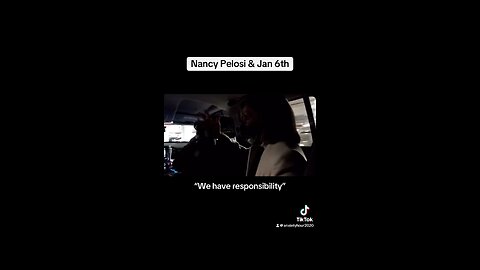 Nancy Pelosi admits responsibility to Jan 6th