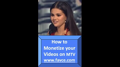 www.favce.com How to monetize your videos on the MTV Network