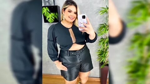 ✔️ CROPPED PLUS SIZE FEMININO GRANDE SUPLEX COM MANGAS COMPRIDA