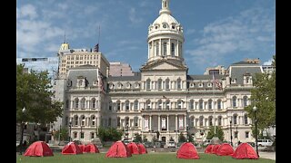 Community activists send message, want homelessness combatted in Baltimore