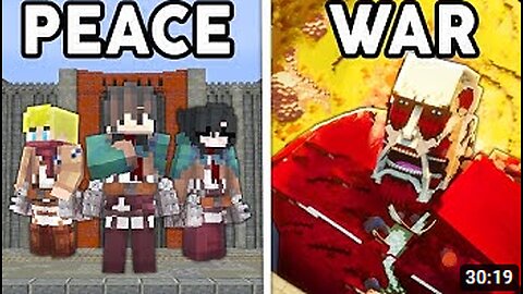 I Made 100 Players Simulate an ATTACK ON TITAN Civilization in Minecraft...