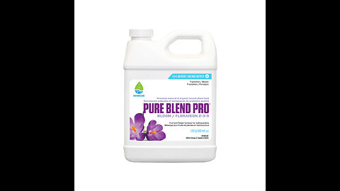 Botanicare Pure Blend Pro Bloom Soil Nutrient 1-4-5 Formula, 1-Quart