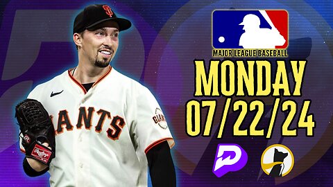 ⚾️ ✅ #PRIZEPICKS | #UNDERDOGFANTASY BEST PICKS FOR #MLB MONDAY | 07/22/24 | #BASEBALL | TODAY