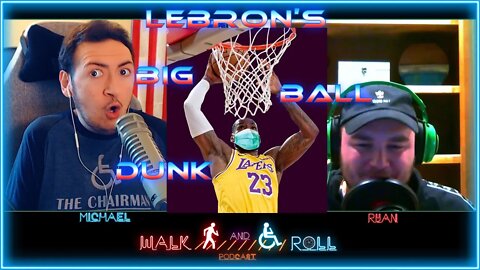 Ryan's Radio Voice and Lebron James Dunks It In! | Walk And Roll Podcast Clip