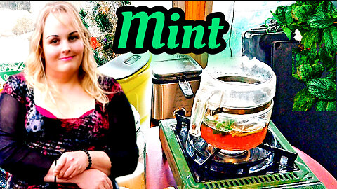 Making an Easy N Healthy Black Mint Tea