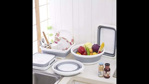 Collapsible Dish Drying Rack Portable Dish Drainer Dinnerware Organizer Kitchen RV Campers Stor...