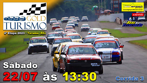 🔴 GOLD TURISMO | Corrida 3 | 4ª Etapa 2023 | Tarumã (RS) | Ao Vivo