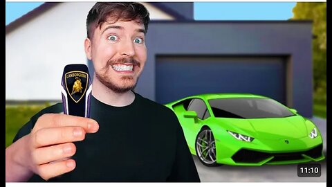 Mr beast how won a Lamborghini