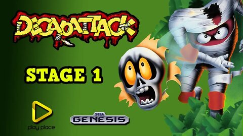 Decap Attack - Sega Genesis / Stage 1