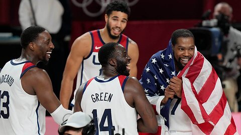 Final da Olimpíada USA 87 x 82 França basquete