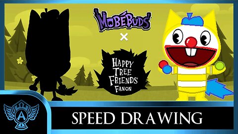 Speed Drawing: Happy Tree Friends Fanon - Tricky | Mobebuds Style