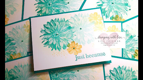 Let's Make 10 cards in 20 Minutes with Delicate Dahlias! Plus a Great Idea for Spreading Kindness!