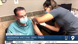 Tucson portion of Moderna vaccine trial deemed 'huge success'