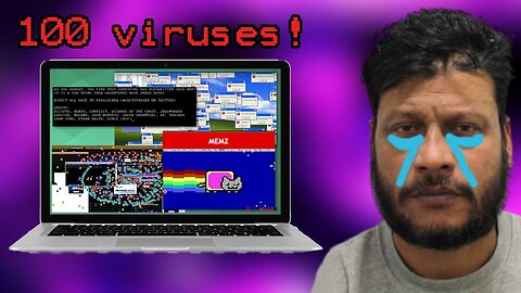 SCAMMER'S COMPUTER ANNIHILATED BY 100 VIRUSES!