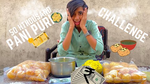 Pani puri challenge 🥵