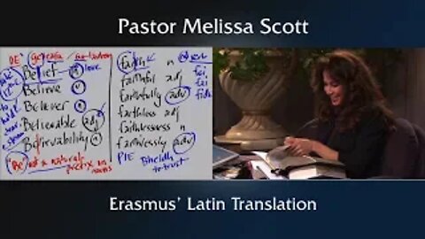 1 Peter 1:1&2 Erasmus’ Latin Translation - Footnote to 1 Peter #3