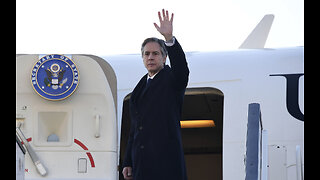 US Secretary of State Antony Blinken arrives in Poland