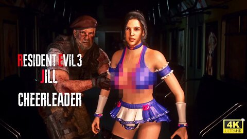 Resident Evil 3 Remake Jill Cheerleader [4K]