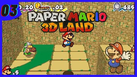 Paper Mario 3D Land (World 01-03)