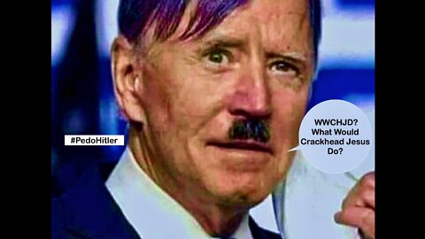 #PedoHitler Crackhead Jesus Meme Dark Brandon Joe Biden Anti MAGA Red Speech Impact On The Woke West