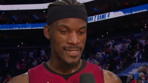 Jimmy Butler Talks Game 6 Win over 76ers, Postgame Interview