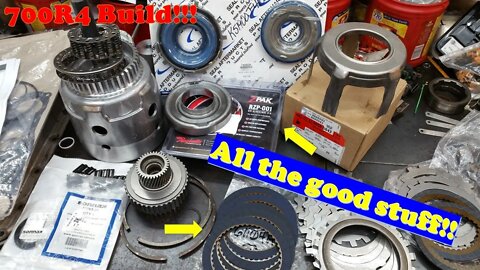 L2theW 700R4 Transmission Assembly - Part 5, The Input Housing, Raybestos 3-4 Z-Pak Clutch Setup