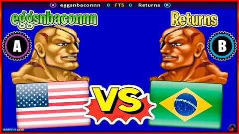 Street Fighter II': Hyper Fighting (eggsnbaconnn Vs. Returns) [U.S.A. Vs. Brazil]