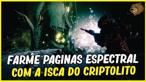 DESTINY 2│PAGINA ESPECTRAL COM ISCA DO CRIPTOLITO