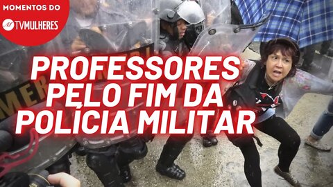 Abuso da polícia contra manifestação dos professores de MG | Momentos