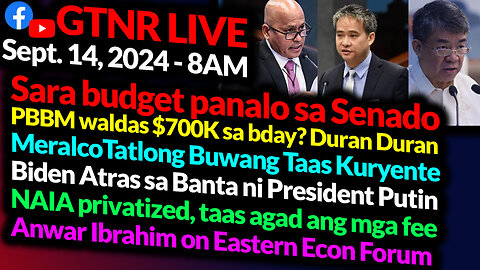 Dela Rosa, Villanueva, Pimentel for VP Sara Budget | NAIA Fees Up? | GTNR with Ka Mentong and Ka Ado