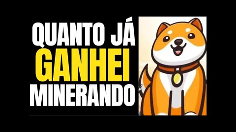 BABY DOGECOIN QUANTO JA GANHEI MINERANDO GRATIS DETALHADO