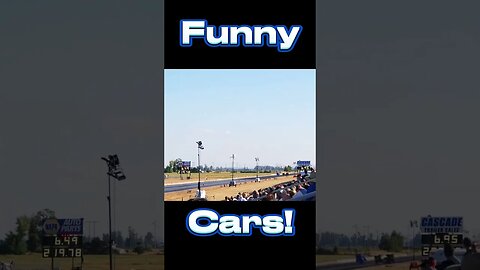 Side by Side Funny Car Drag Racing! #shorts