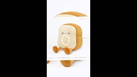 Plush Toast Alarm Clock