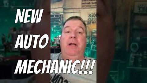 new auto repair mechanics and technicians the time to start is now !!