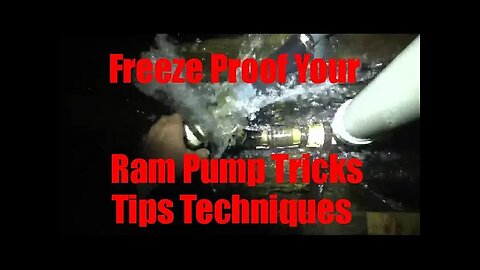 Ram Pump Freeze Proofing PLUS: *Protect Crops From Frost With Irrigation*