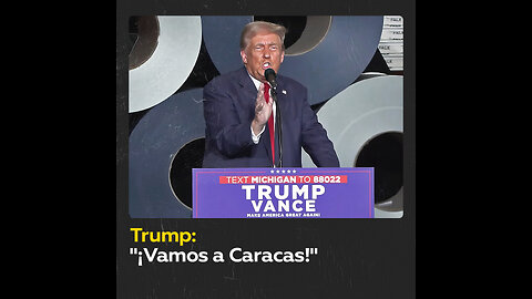 Trump: “Caracas será más segura que cualquier lugar de EE.UU, si Harris gana”