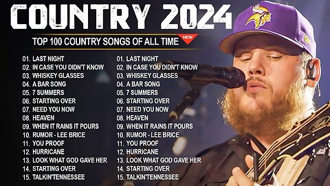 Country Music 2024🎶Country Music Playlist 2024 🌞Morgan Wallen, Kane Brown, Lee Brice