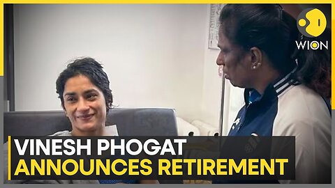 Vinesh Phogat announces retirement after Olympics disqualification, says 'Goodbye wrestling' | WION