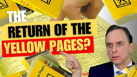 Return Of The (Skinny) Yellow Pages? | The Righteous Walk