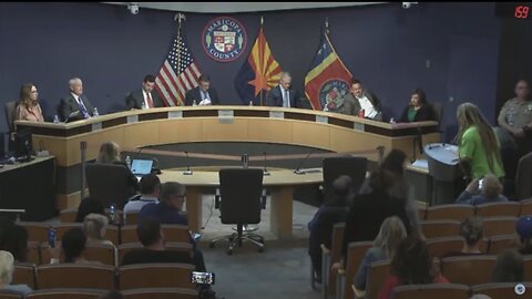 An American Patriot (Matt Baker/Heil Fauci) Speaks At Maricopa County BOS Meeting