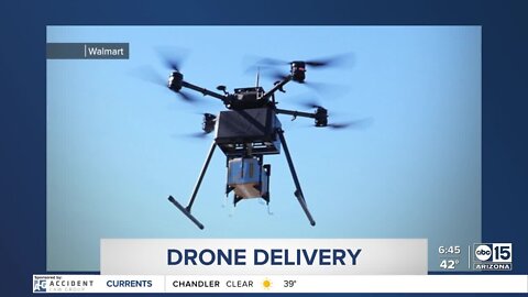 Walmart begins drone delivery in the Valley