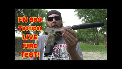 FN 509 Tactical LIVE FIRE TEST!